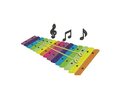 Matriz De Bordado xilofone para bordar