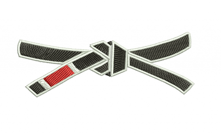 Matriz De Bordado Faixa Jiu Jitsu para bordar