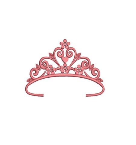 Matriz De Bordado Coroa De Princesa para bordar. 