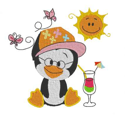 Matriz De Bordado - Pinguim - Imagem 2