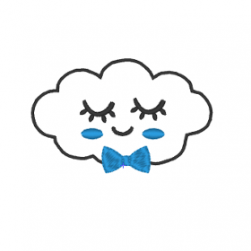 Matriz de Bordado - Nuvem