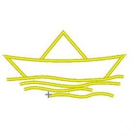 Matriz De Bordado Barquinho Para Bordar