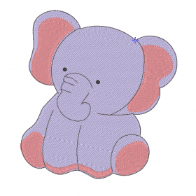 Matriz De Bordado - Elefantinha