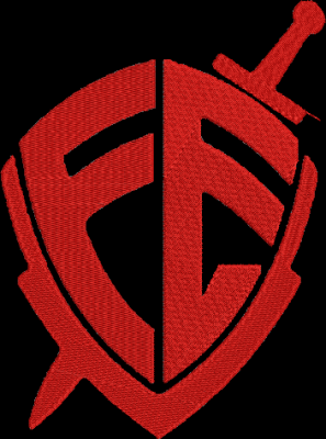 Matriz De Bordado - Escudo Fé - Imagem 2