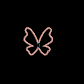 Matriz De Bordado - Borboleta 3D - Imagem 2