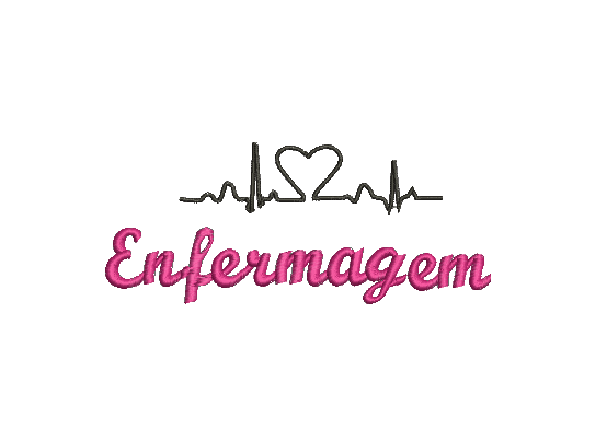 Matriz De Bordado Batimentos Enfermagem 1 Matriz De Bordado - Batimentos Enfermagem - Imagem 1