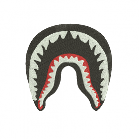 Matriz De Bordado - Boca Tubarão Bape