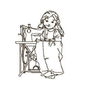 Matriz De Bordado - Costureira