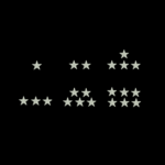 Matriz De Bordado Estrelinhas para bordar