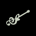 Matriz De Bordado Guitarra para bordar.