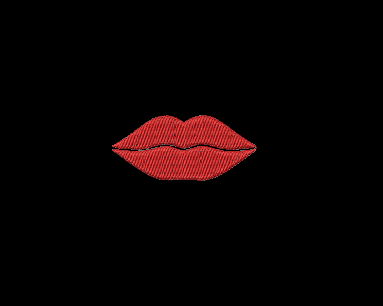 Matriz De Bordado Lábios para bordar