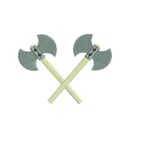 Matriz De Bordado - Machado Cruzado