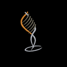 Matriz De Bordado Microfone para bordar