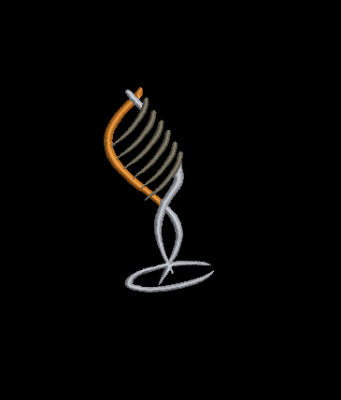 Matriz De Bordado Microfone para bordar