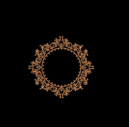 Matriz De Bordado Moldura para bordar Matriz De bordado - Moldura - Imagem 1