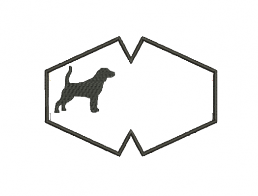 Matriz De Bordado Máscara De Proteção Cachorro