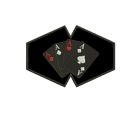 Matriz De Bordado Máscara De Proteção Cartas De Baralho para bordar