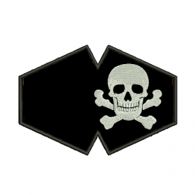 Matriz De Bordado - Máscara Caveira