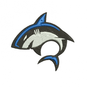 Matriz De Bordado Tubarão para bordar