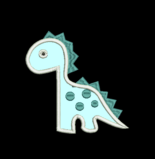 Matriz De Bordado Dinossauro Aplique para bordar Matriz De Bordado Dinossauro Aplique para bordar