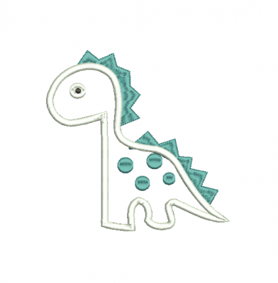 Matriz De Bordado Dinossauro Aplique para bordar