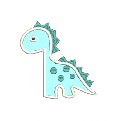 Matriz De Bordado Dinossauro Aplique para bordar