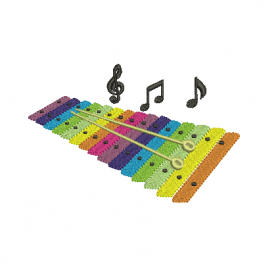 Matriz De Bordado xilofone para bordar