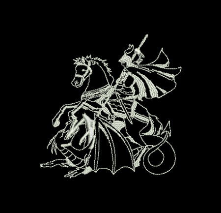 Matriz De Bordado São Jorge