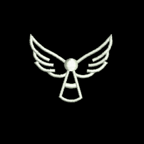 Matriz De Bordado Anjinho em aplique para bordar