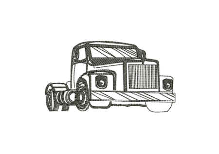 Matriz De Bordado Cavalinho Caminhão para Bordar.