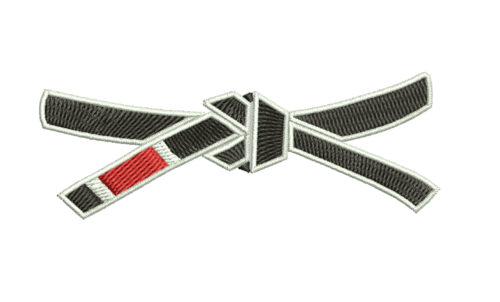 Matriz De Bordado Faixa Jiu Jitsu para bordar