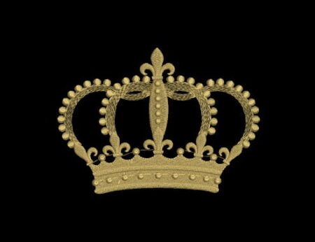 Matriz De Bordado Coroa para bordar