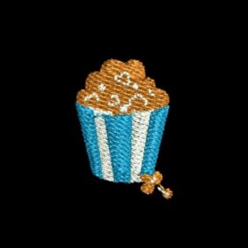 Matriz De Bordado Saco De Pipoca para bordar. 