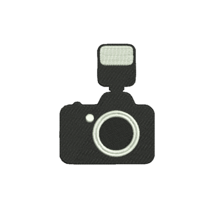 Matriz De Bordado Máquina fotográfica para bordar. 2