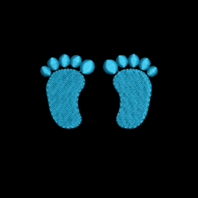 Matriz De Bordado Pézinho para bordar. 