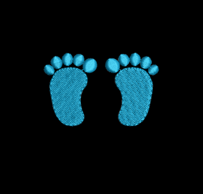 Matriz De Bordado Pézinho para bordar.