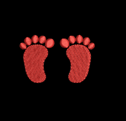 Matriz De Bordado Pézinho para bordar.