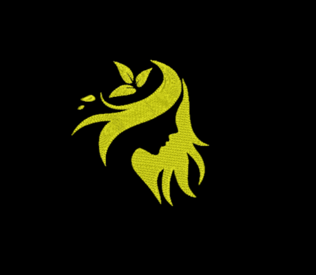 Matriz De Bordado Cabelo Mulher para Bordar. 