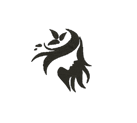 Matriz De Bordado Cabelo Mulher para Bordar.