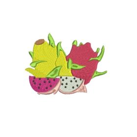 Matriz De Bordado Pitaya para bordar. Fruta