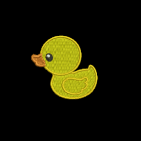 Matriz De Bordado Patinho para bordar. Pato