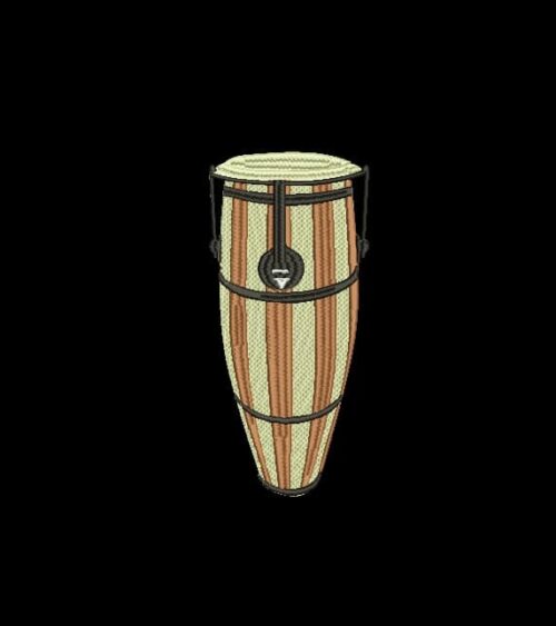 Matriz De Bordado Atabaque Para Bordar.