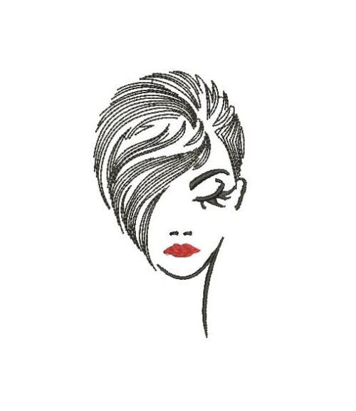 Matriz De Bordado Mulher De Baton Para Bordar.