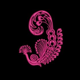 Matriz De Bordado Pavão Para Bordar.