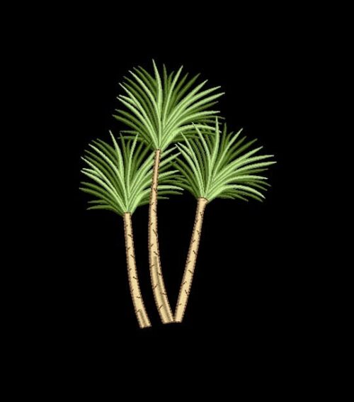 Matriz De Bordado Coqueiro para bordar. 