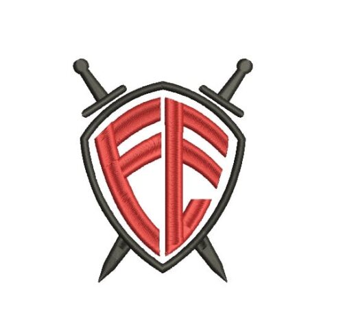 Matriz De Bordado Escudo Fé para bordar. 2