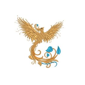 Matriz De Bordado Fênix para bordar