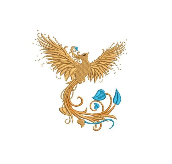 Matriz De Bordado Fênix para bordar