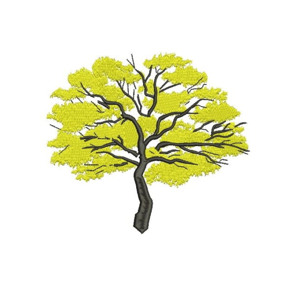 Matriz De Bordado Ipê-amarelo para bordar. 