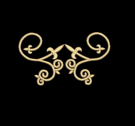 Matriz De Bordado Arabesco Para Bordar. 4